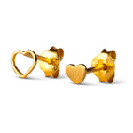 LULU Copenhagen Family Love Earrings Pair - Gold