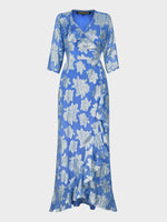 Stardust Flamenco Dress - Silver Cornflower