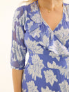 Stardust Flamenco Dress - Silver Cornflower