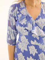 Stardust Flamenco Dress - Silver Cornflower