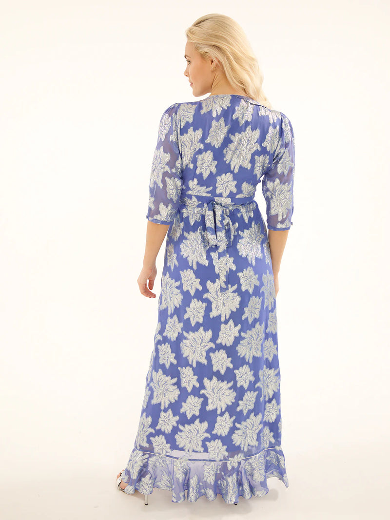 Stardust Flamenco Dress - Silver Cornflower