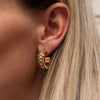 Caroline Svedbom Siri Grande Loop Earrings Gold - Golden Combo