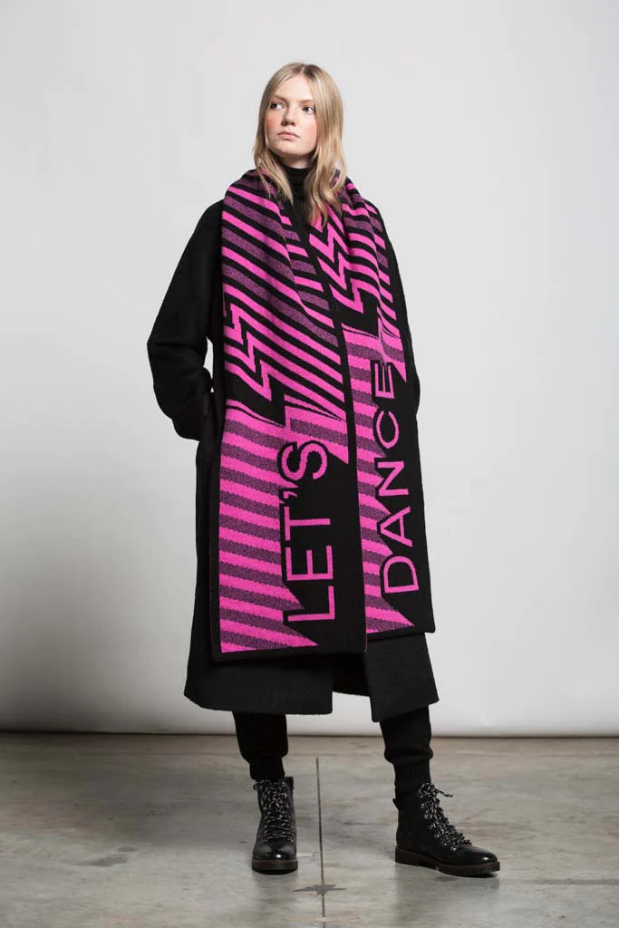 Green Thomas Let's Dance Blanket Scarf -  Pop Mix.