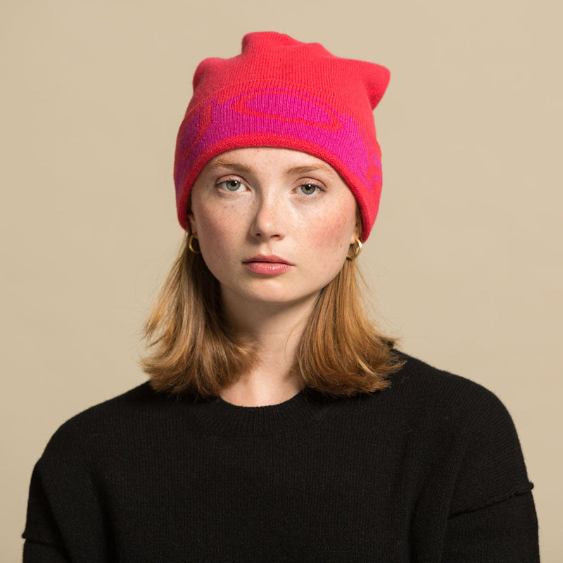 Green Thomas Joy Logo Hat - Coral Pink