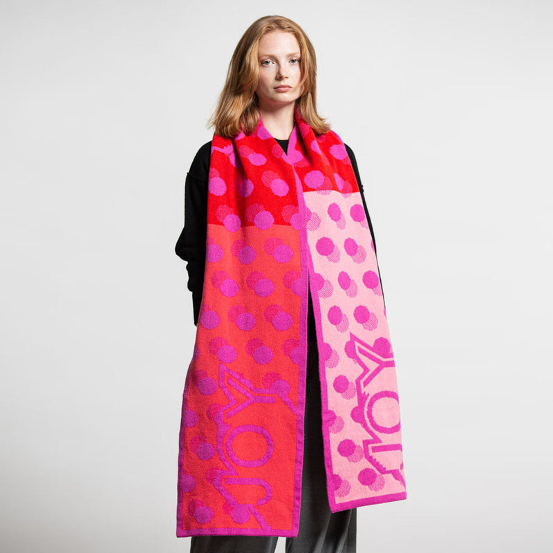 Green Thomas Joy Blanket Scarf - Pink Mix