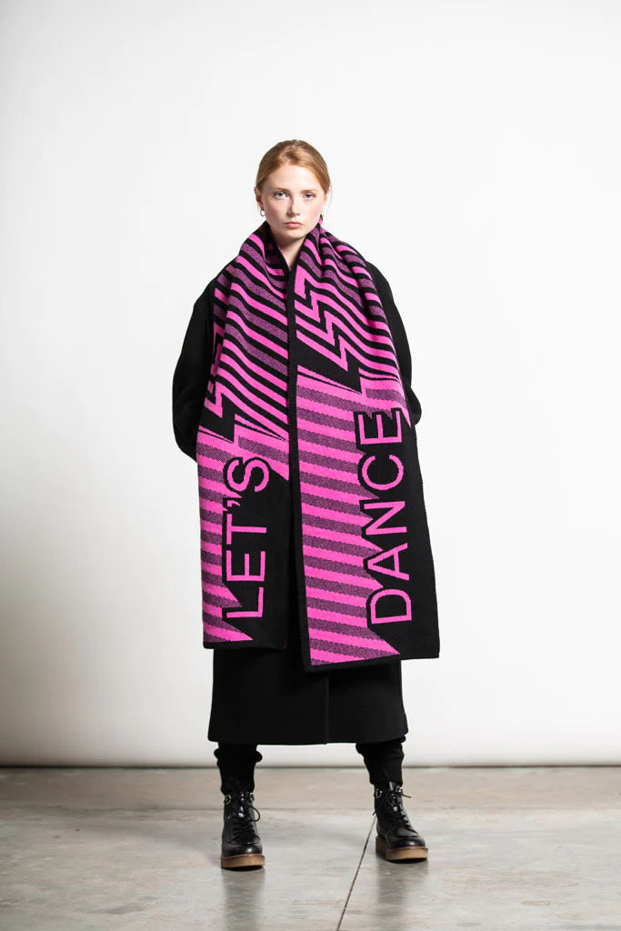 Green Thomas Let's Dance Blanket Scarf -  Pop Mix.
