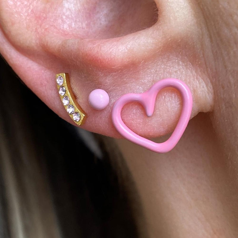 LULU Copenhagen HAPPY Earring - Champagne