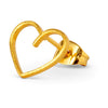 LULU Copenhagen Happy Heart Earring - Gold Plated