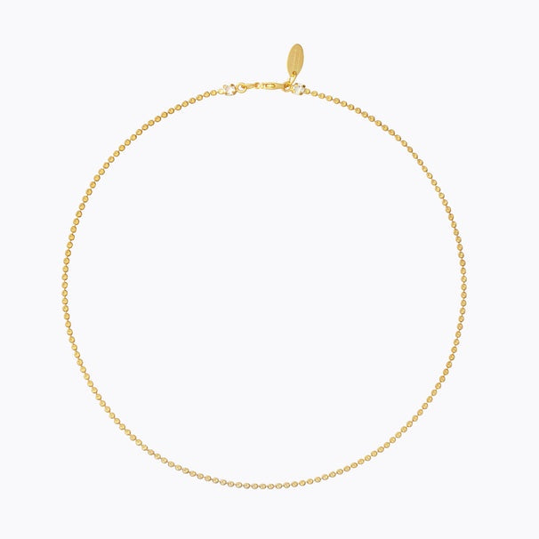 Caroline Svedbom Diamond Long Chain Gold - Goldmetal