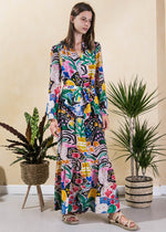Pyrus Gaia Silk Maxi Dress - Portrait