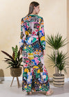 Pyrus Gaia Silk Maxi Dress - Portrait