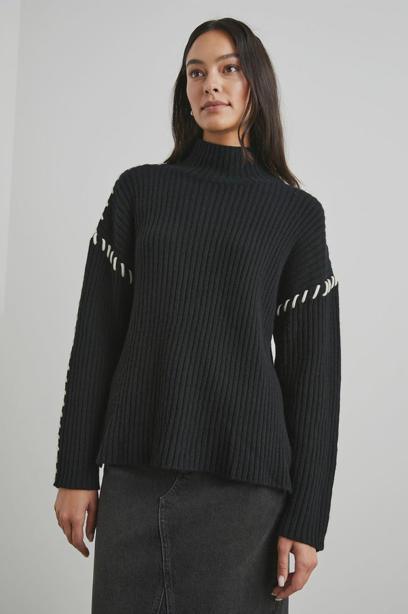 Rails Liam Knitted Sweater - Black