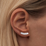 LULU Copenhagen Domino Earring - Silver