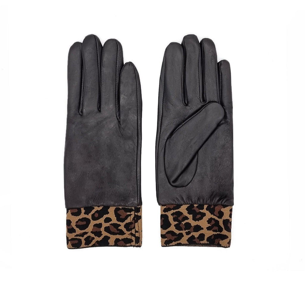 Nooki Leo Leather Glove - Black