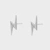 Scream Pretty Sterling Silver Lightning Bolt Stud Earrings