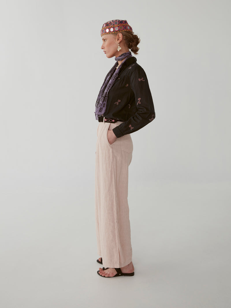 Maison Hotel Jerry Blouse - Firework Night Black