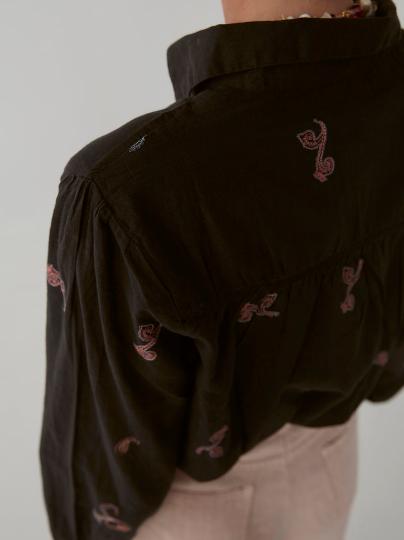 Maison Hotel Jerry Blouse - Firework Night Black
