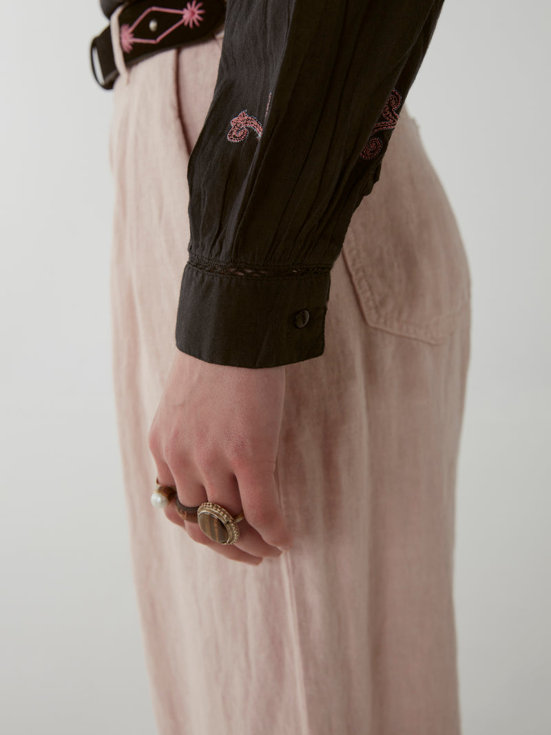 Maison Hotel Jerry Blouse - Firework Night Black