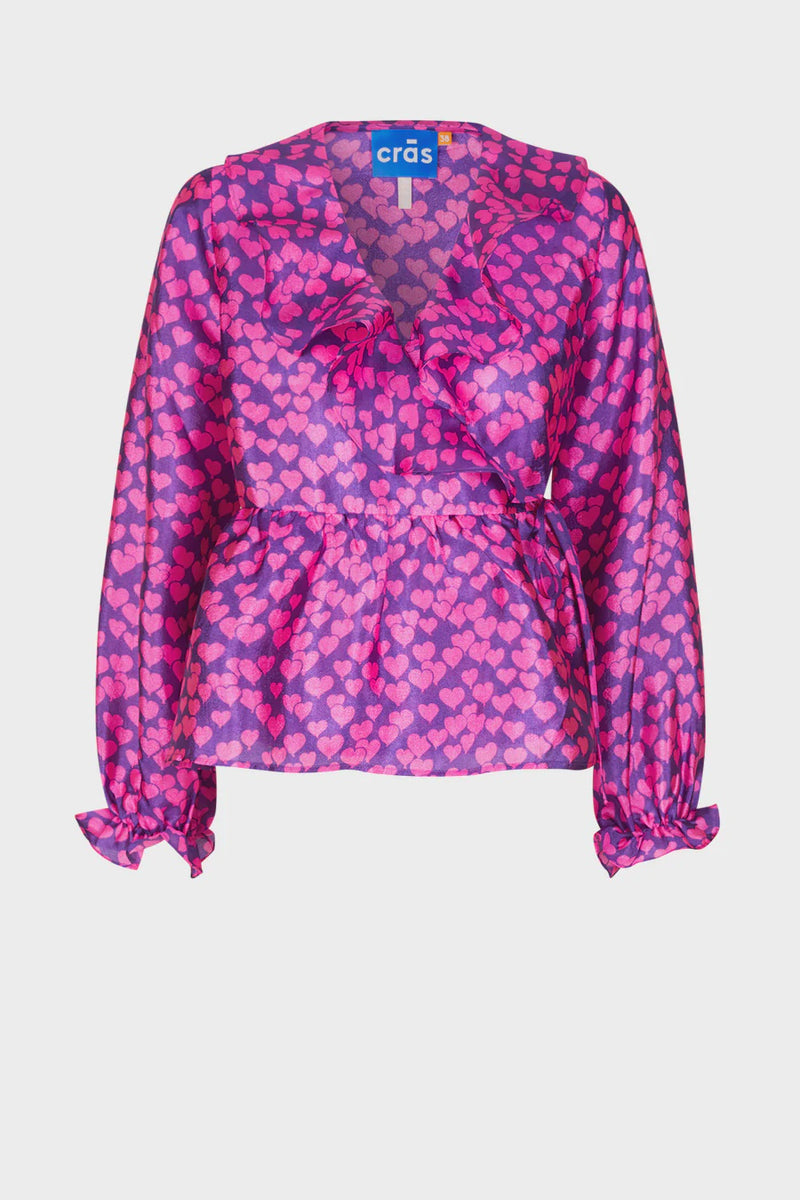 Cras Monincras Shirt - Heartbeats Purple