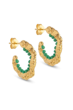 Enamel Copenhagen Enora Hoops - Gold Green