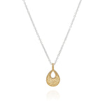 Anna Beck Small Open Drop Pendant - Gold