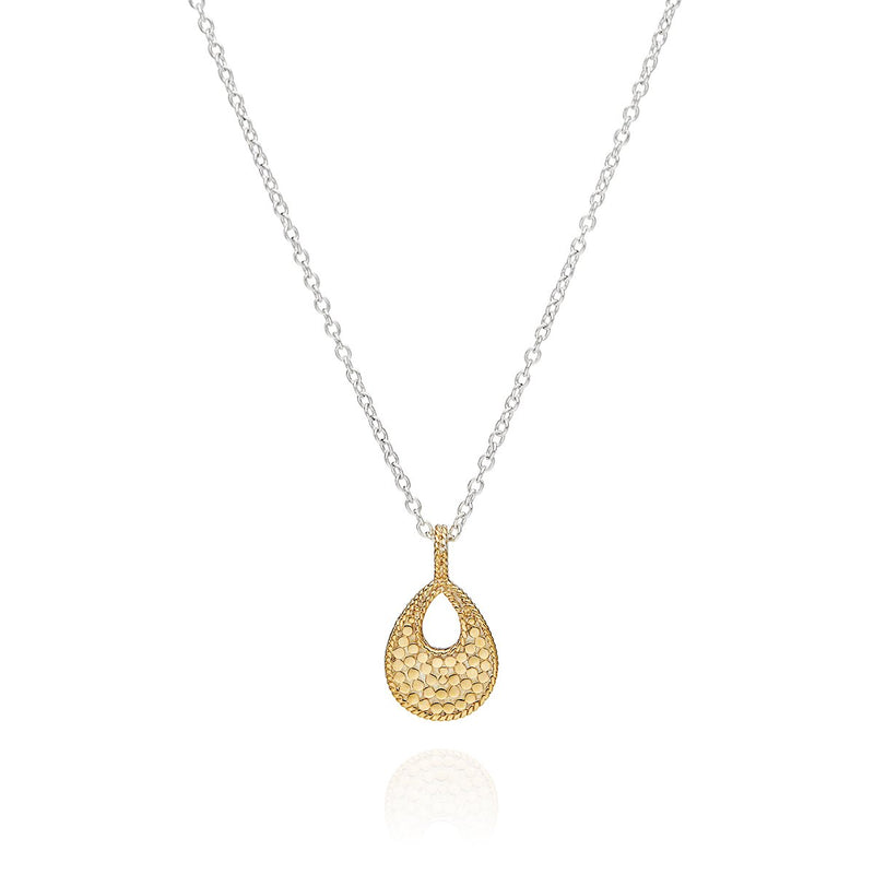 Anna Beck Small Open Drop Pendant - Gold