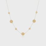 Anna Beck Contrast Dotted Station Necklace - Gold/Silver