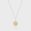 Anna Beck Classic Medium Circle Necklace - Gold & Silver