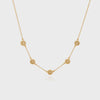 Anna Beck Classic Smooth Rim Station Necklace - Gold