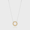 Anna Beck Classic Open Circle Necklace - Gold/Silver