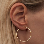 Lulu Copenhagen Large Non Hoops - Gold Plated