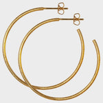 Lulu Copenhagen Large Non Hoops - Gold Plated