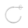 Lulu Copenhagen Medium Non Hoops - Sterling Silver Plate