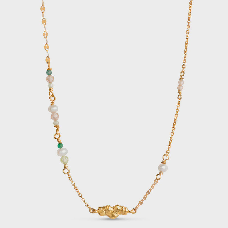 Enamel Copenhagen Lucie Necklace - Forest Gold