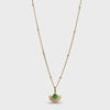 Enamel Copenhagen Soleil Necklace - Grass Green