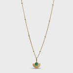 Enamel Copenhagen Soleil Necklace - Grass Green