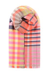 Ombré London Multi Checks Scarf - Pink Multi