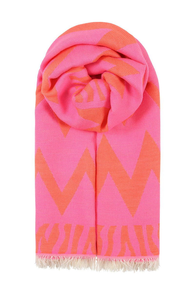 Ombre London Love Scarf - Pink/Orange