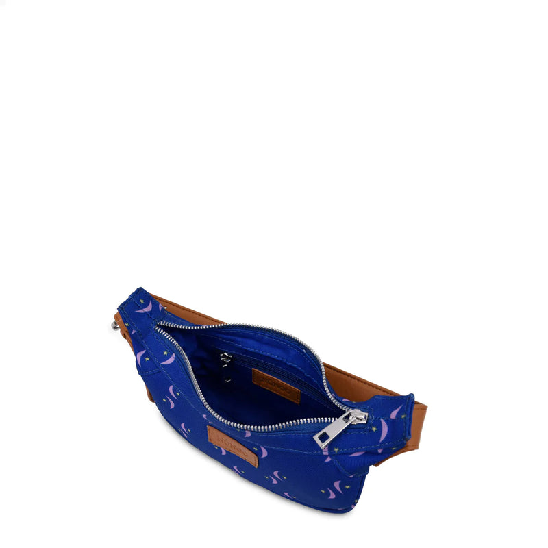 Nunoo Pluto Moon Canvas Leather Bag - Moon