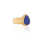 Anna Beck Lapis Hammered Drop Ring