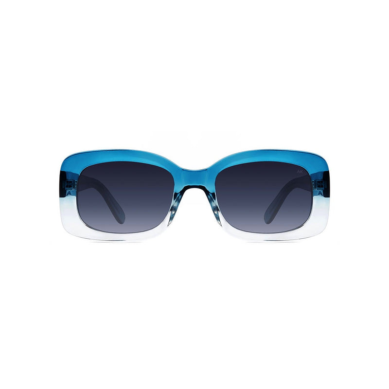 A.Kjaerbede Salo Sunglasses - Petrol / Crystal Transparent