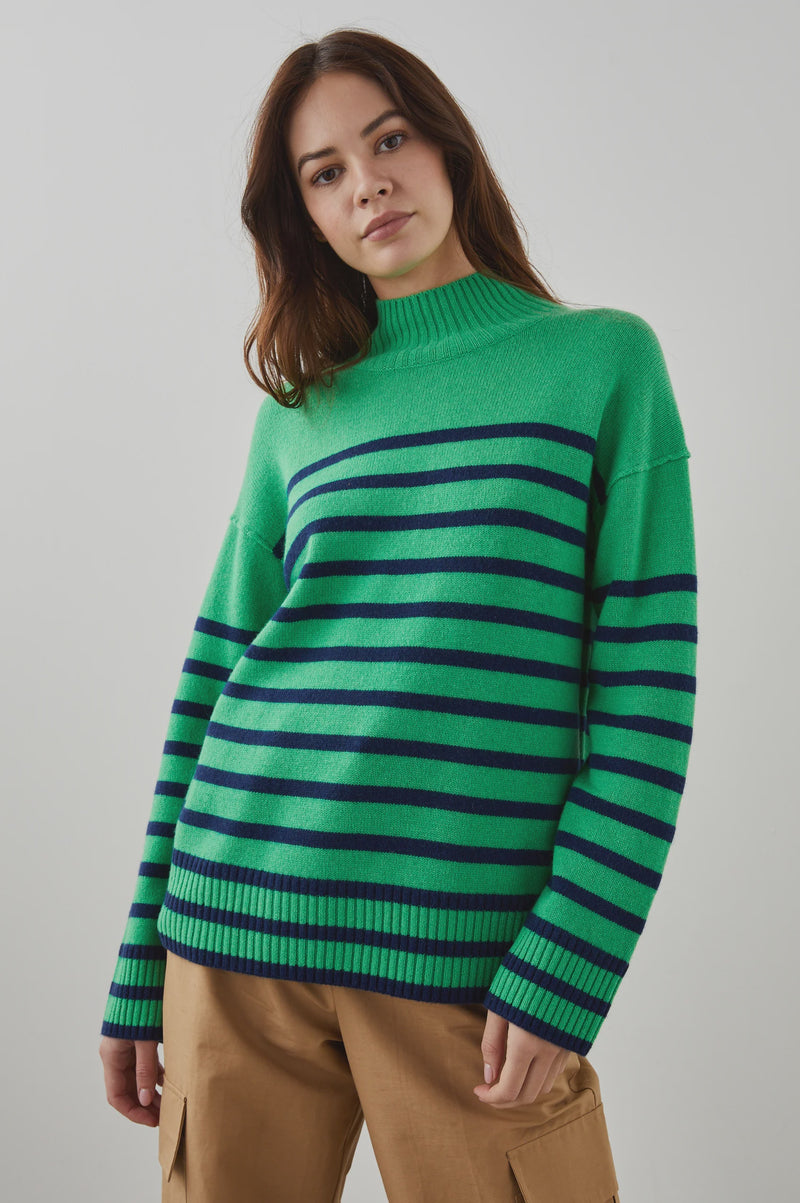 Rails Sasha Sweater - Kelly Navy Stripe