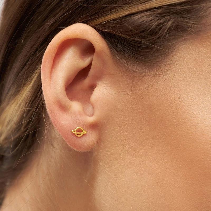 LULU Copenhagen Saturn Earring - Gold Plated