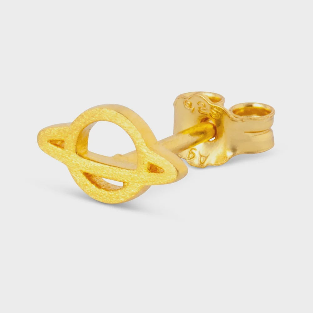 LULU Copenhagen Saturn Earring - Gold Plated