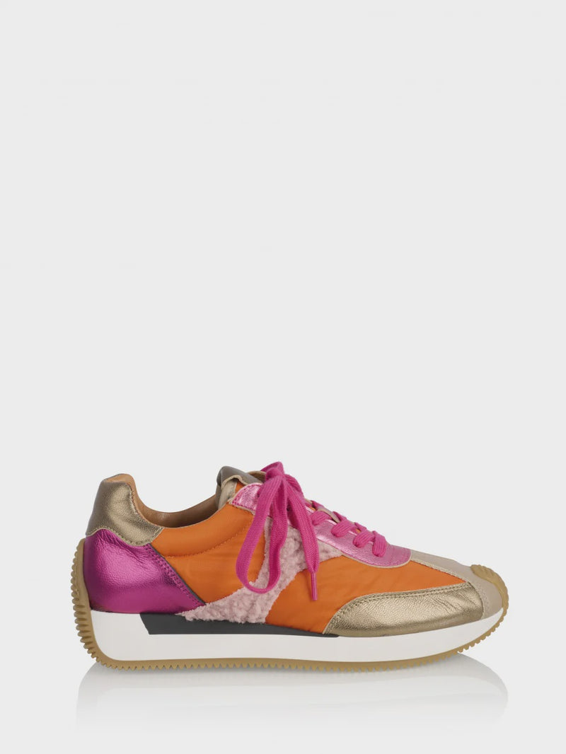 DWRS Scobey Scuna Sneakers - Orange/Smoke