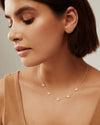 Anna Beck Classic Smooth Rim Station Necklace - Gold