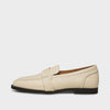 Shoe The Bear Erika Saddle Leather Loafer- Off White