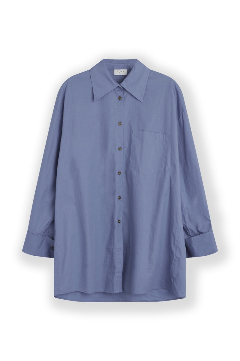 Norr Sandra Shirt -Blue