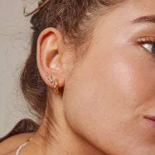 Enamel Copenhagen Lydia Stud Earring - Clear CZ