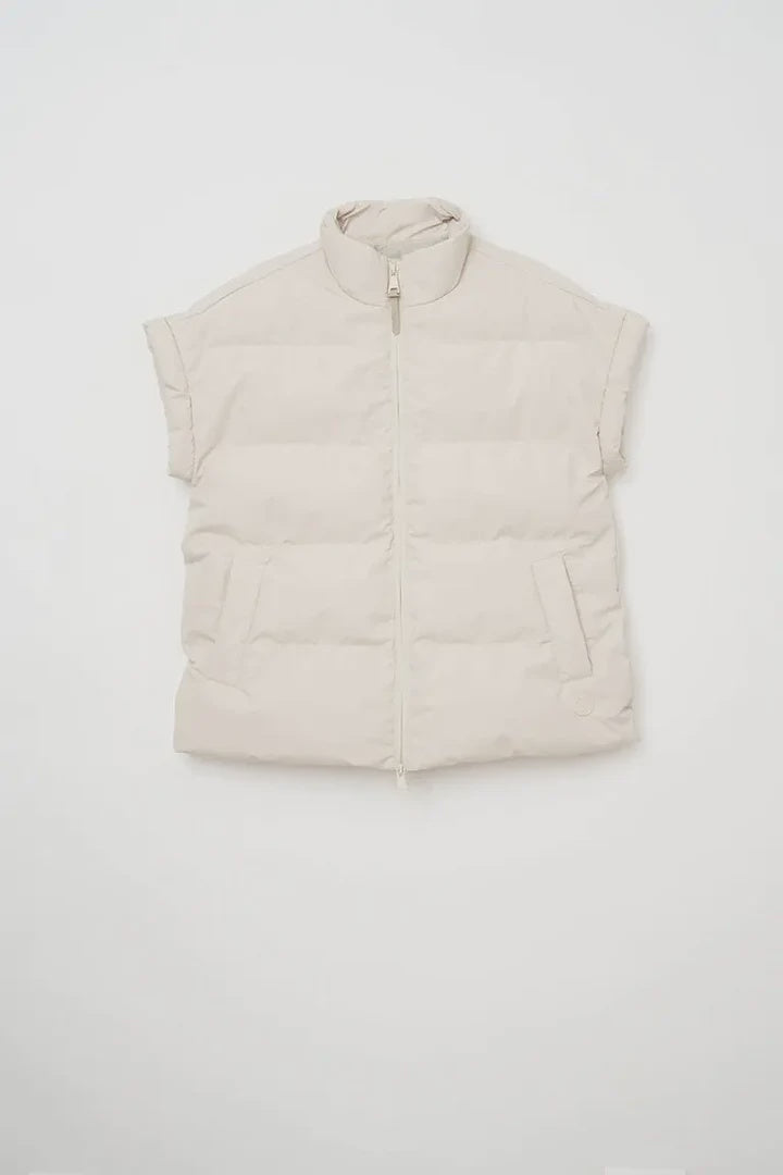 Tanta Pozzanghera Sleeveless Puffer Jacket - Ivory